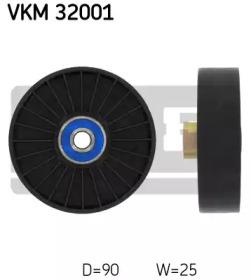 Паразитный / ведущий ролик, поликлиновой ремень SKF VKM 32001